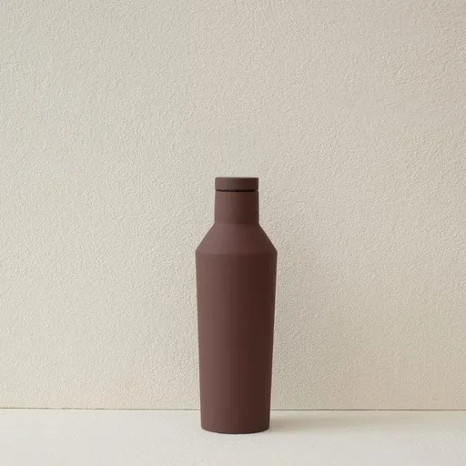 Tumbler model canteen warna cokelat
